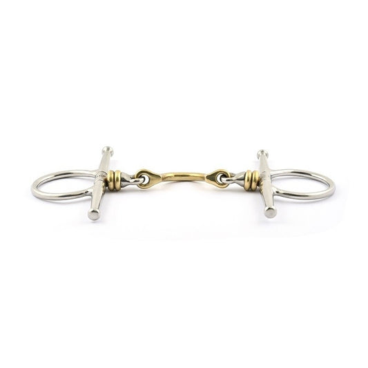 Jump'in Copper Roller Segundo Full Cheek Snaffle Bit