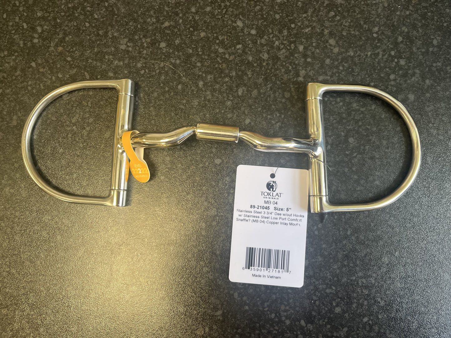 Myler mb04 d-ring snaffle