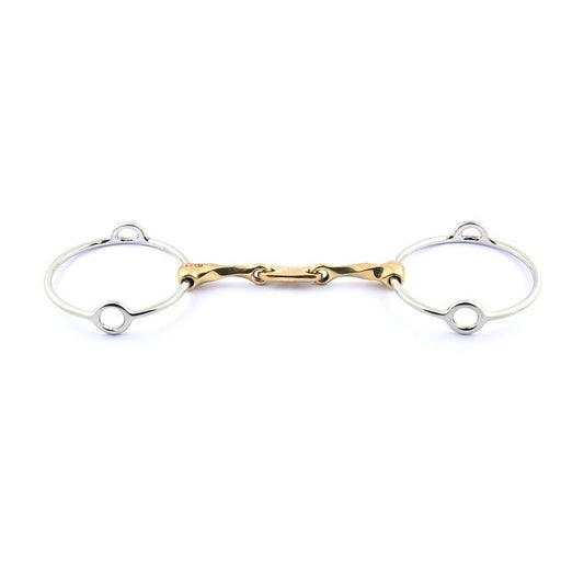 Jump'in Copper Slow Twisted Dr Bristol Balding Gag Bit