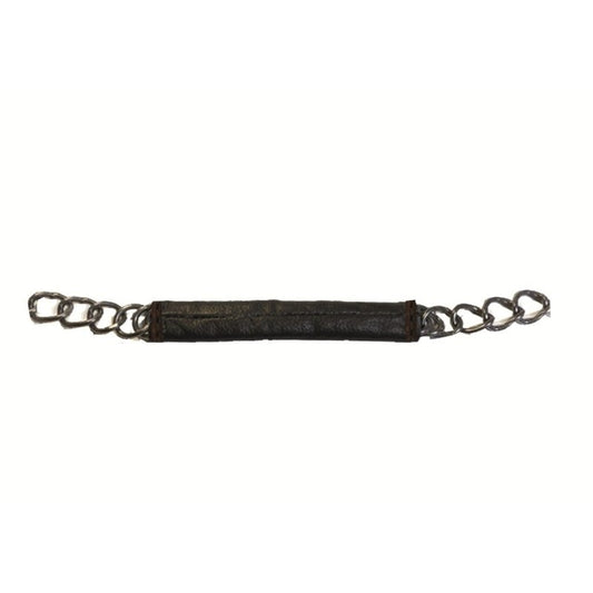 Jump'in Leather Curb Chain
