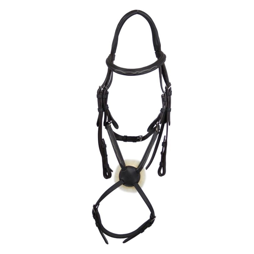 Ecorider Ultra Comfort Galway Build your own bridle - Black