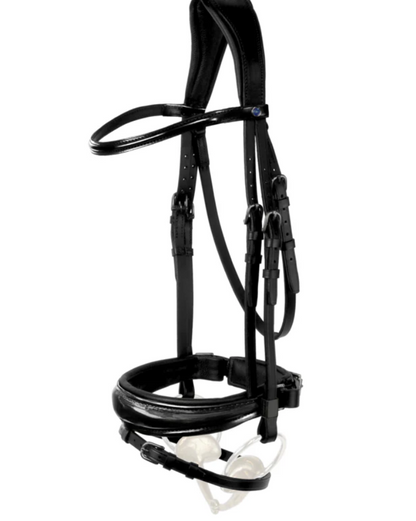 Stubben 3 in 1 Clare Double Bridle With Crystal Browband