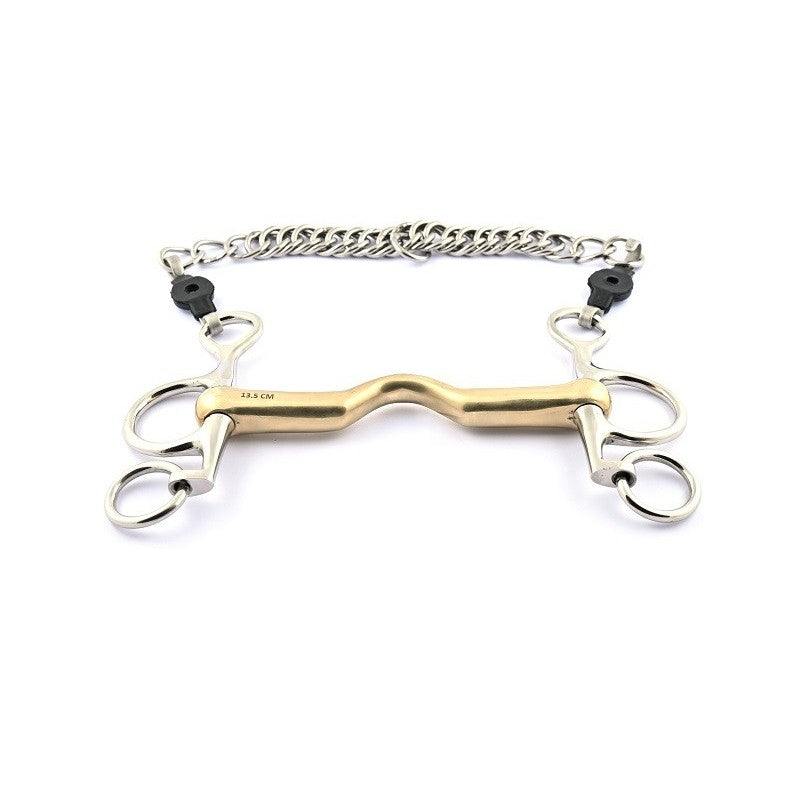 Jump'in Copper ported Baby Pelham Bit