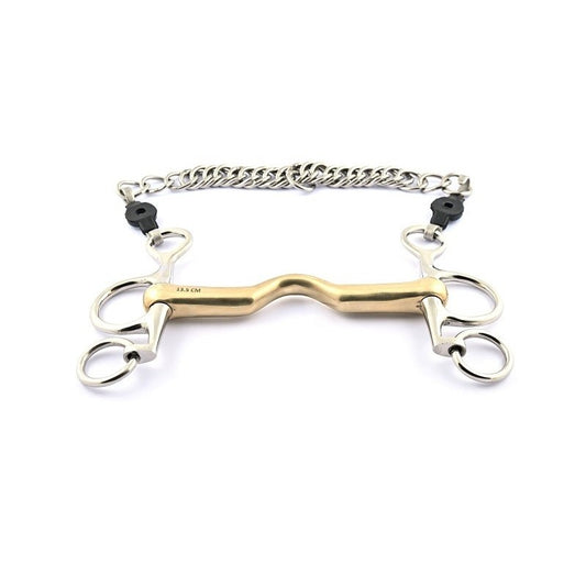 Jump'in Copper ported Baby Pelham Bit