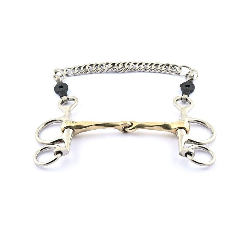 Jump'in Copper Slow Twisted Baby Pelham Bit