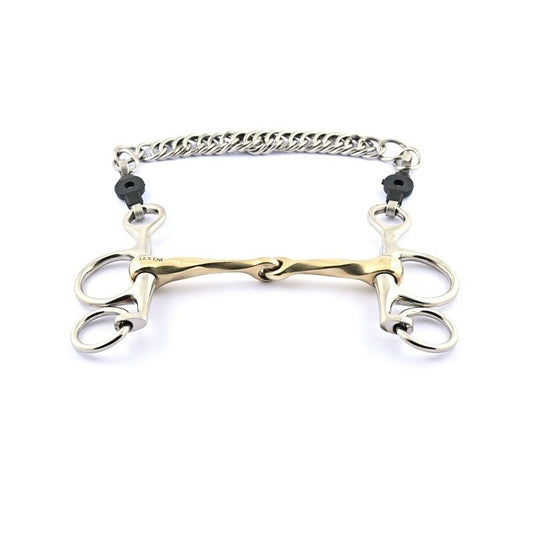 Jump'in Copper Slow Twisted Baby Pelham Bit