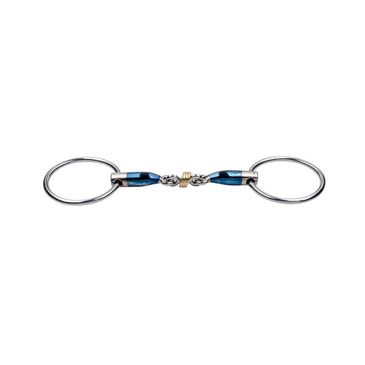 Trust Sweet Iron Brass Ring Roller Loose Ring Snaffle