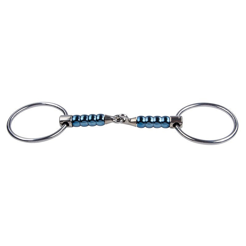 Trust Sweet Iron Cherry Roller Loose Ring Snaffle