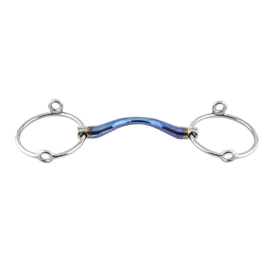 Trust Sweet Iron Medium Port Loose ring balding gag Bit