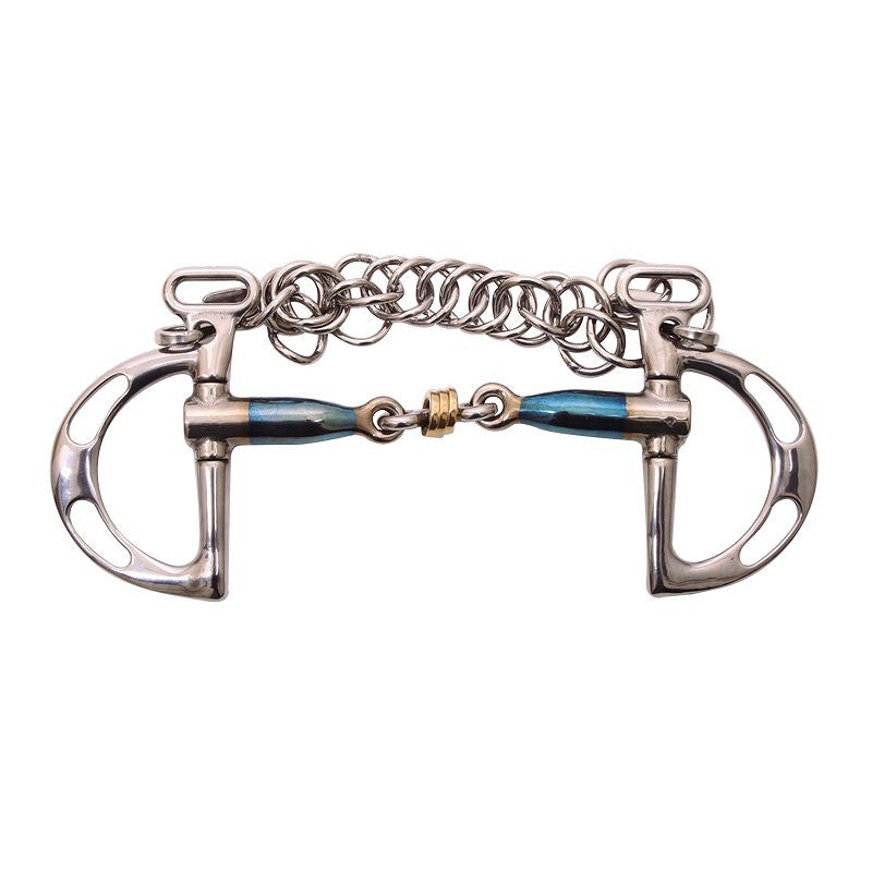 Trust Sweet Iron Brass Ring Roller Kimblewick Bit