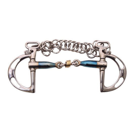 Trust Sweet Iron Brass Ring Roller Kimblewick Bit