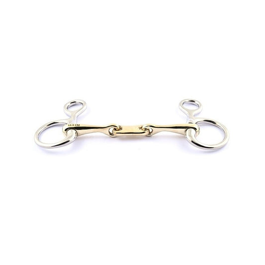Jump'in Copper French link Hanging Cheek Snaffle Bit