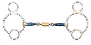 Shires Sweet Iron Copper Roller Link Universal Gag Bit