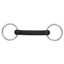 Shires Hard Rubber Mullen Loose Ring Snaffle Bit