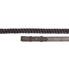 Shires Velociti GARA Plaited Leather Reins