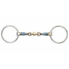 Shires Sweet iron Copper Lozenge Loose Ring Snaffle Bit