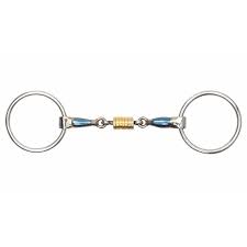 Shires Sweet Iron Copper Roller link Loose Ring Snaffle Bit