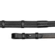 Shires Velociti GARA Rubber Covered Reins With Stoppers