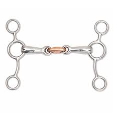 Shires Copper Lozenge Tom Thumb Gag Bit