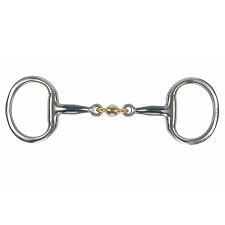 Shires Sweet Iron Copper Lozenge Eggbutt Snaffle Bit