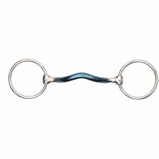 Shires Sweet Iron Mullen Ported Loose Ring Snaffle Bit