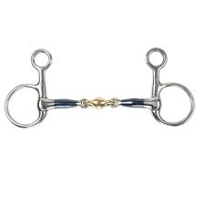 Shires Sweet Iron Lozenge Hanging Cheek Snaffle Bit