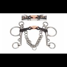 Shires Black Sweet Iron Copper Lozenge Pelham Bit