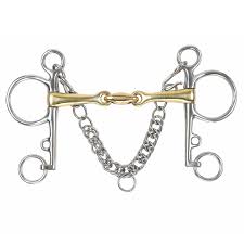 Shires Brass Alloy Copper Lozenge Pelham Bit