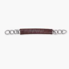 Leather Covered Curb Chain