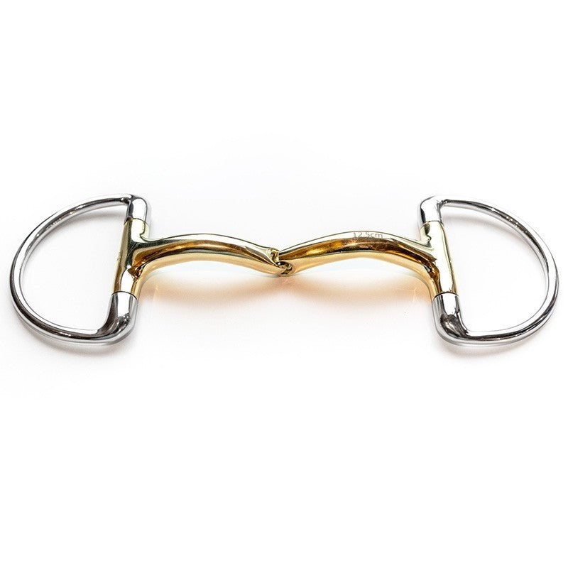 Jump'in Copper Curved Comfort Jointed Eggbutt Snaffle Bit