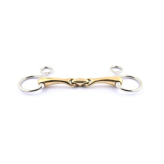 Jump'in Copper Lozenge Hanging Cheek Snaffle Bit
