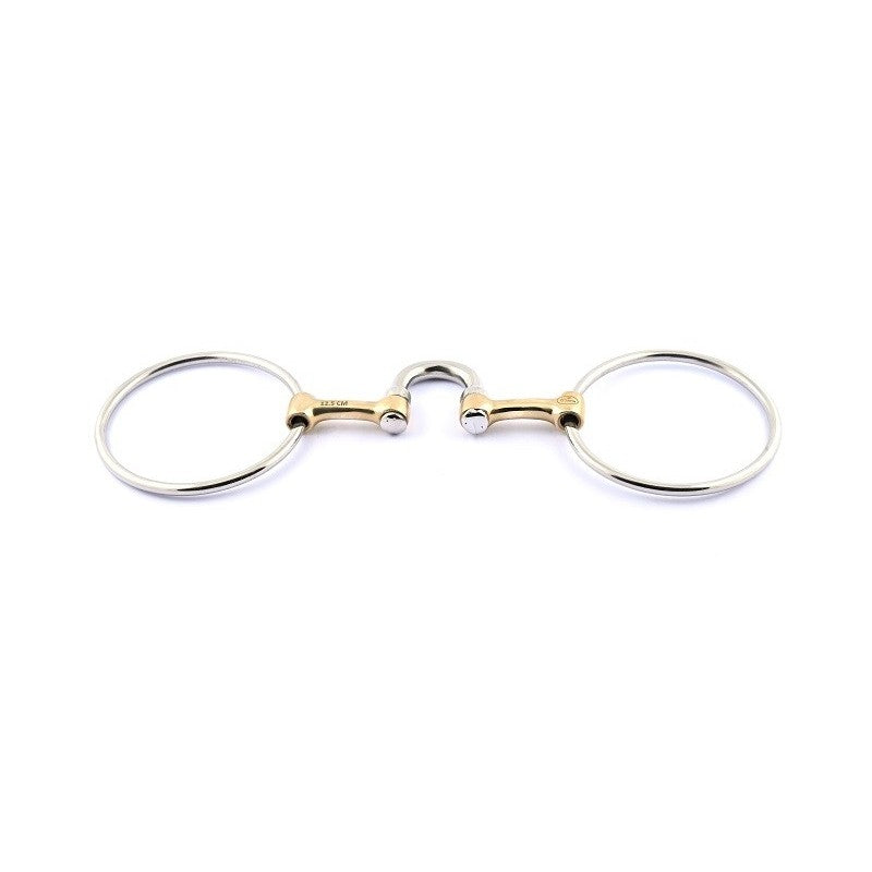 Jump'in Copper Hanoverian loose Ring Snaffle Bit