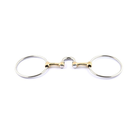 Jump'in Copper Hanoverian loose Ring Snaffle Bit