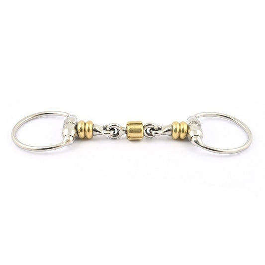 Jump'in Copper Roller Eggbutt Snaffle Bit
