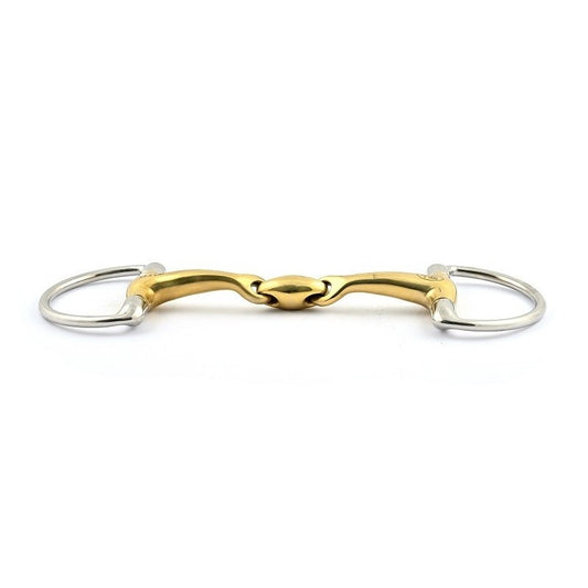 Jump'in Copper Lozenge Eggbutt Snaffle Bit