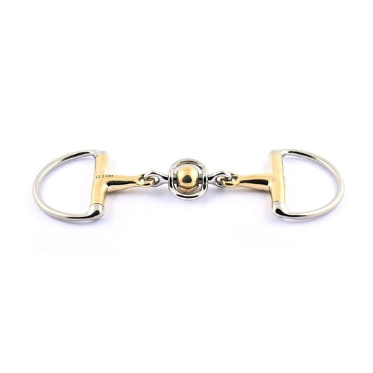 Jump'in Copper Roller Spinner Eggbutt Snaffle Bit