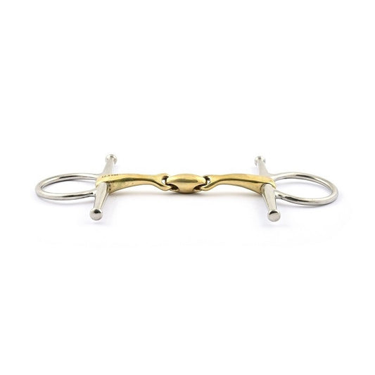 Jump'in Copper Lozenge Full Cheek Snaffle Bit