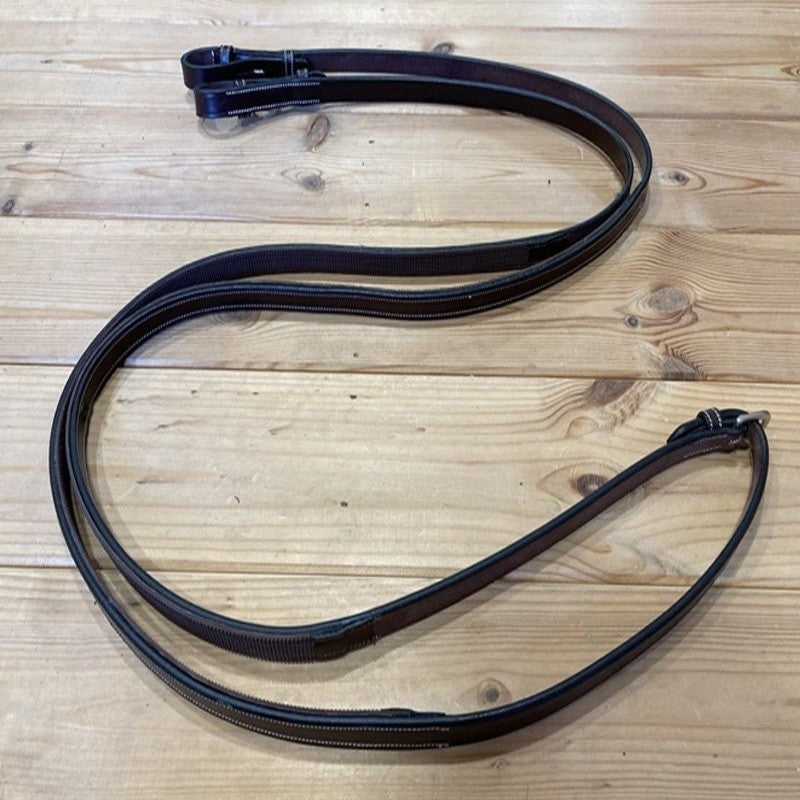 Jump'in Half Grip Notched Reins - Week collection