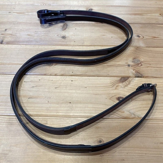 Jump'in Half Grip Notched Reins - Week collection