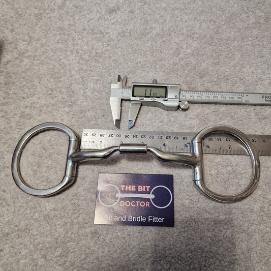 5" Myler mb04 low ported comfort barrel eggbutt snaffle bit B257