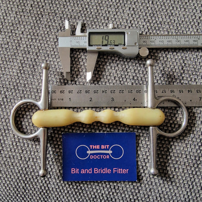 4.5" happy mouth mullen full cheek snaffle Bit B1310