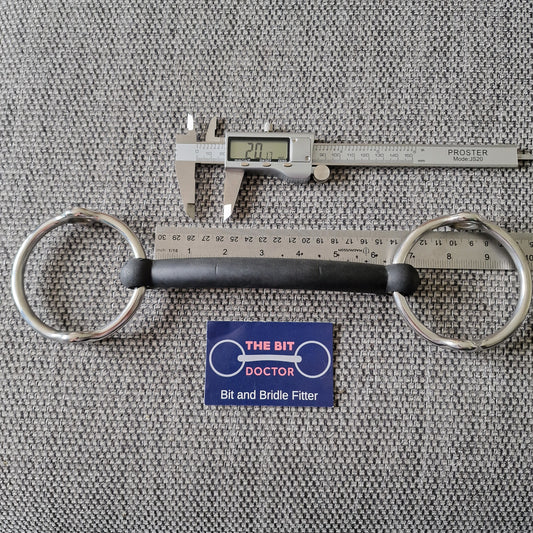 6.25" Abbey custom hard rubber mullen balding gag bit B529