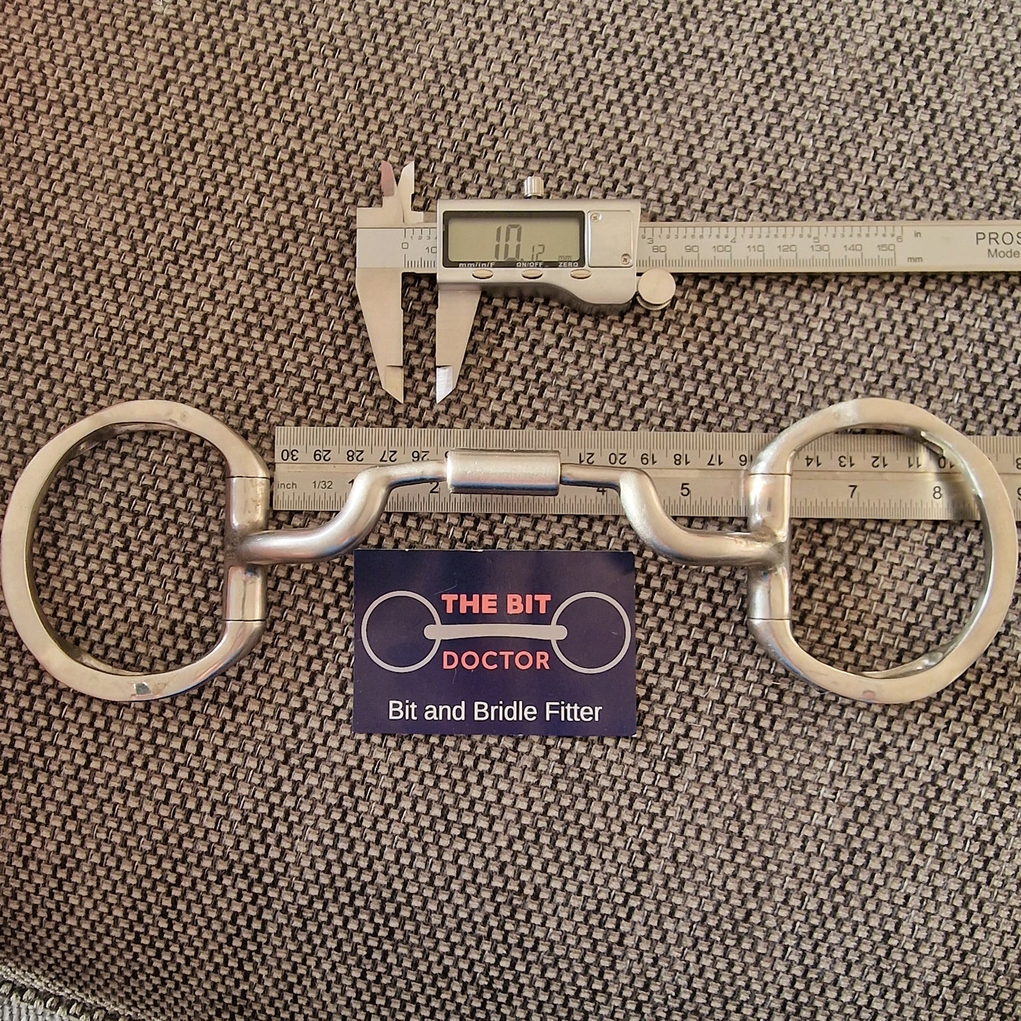 5.5" Myler MB05 eggbutt with hooks snaffle bit B935