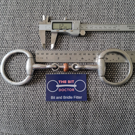 5" custom copper roller link eggbutt snaffle bit B1042