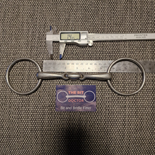 5.25" sprenger max control lock up lozenge loose ring snaffle bit B282