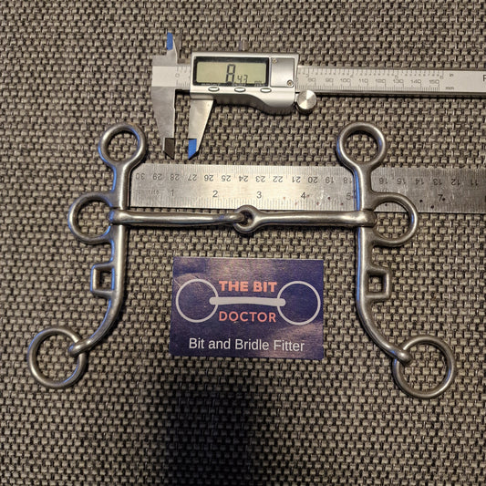 5" thin jointed tom thumb pelham bit B1214