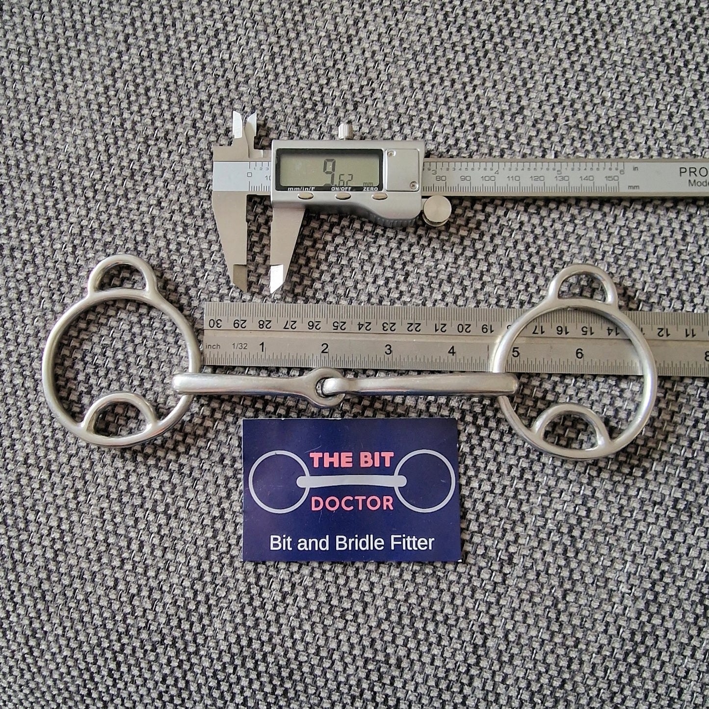 4.5" fylde wilkie jointed snaffle bit B891