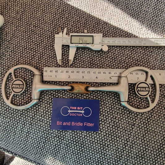 5.5" metalab copper lozenge eggbutt snaffle Bit B1481