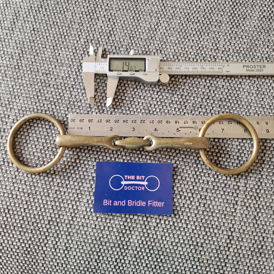 5.75" Sprenger KK Loose ring lozenge bradoon bit B293