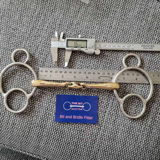 6" sprenger kk ultra lozenge 2.5 ring universal gag Bit B1630